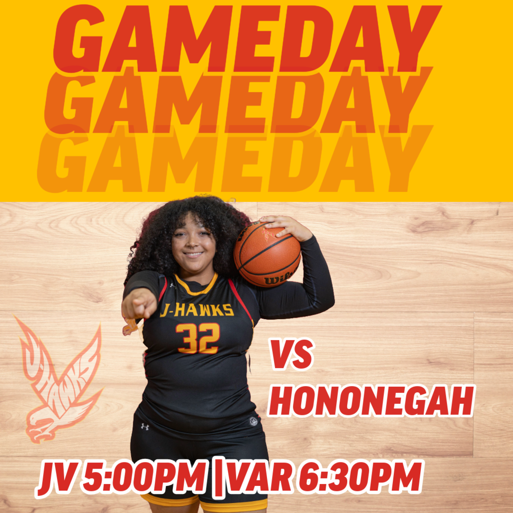 Gameday for our girls basketball team. Game will be home. JV 5 pm and Varsity 630pm.  Vs Hononegah high school