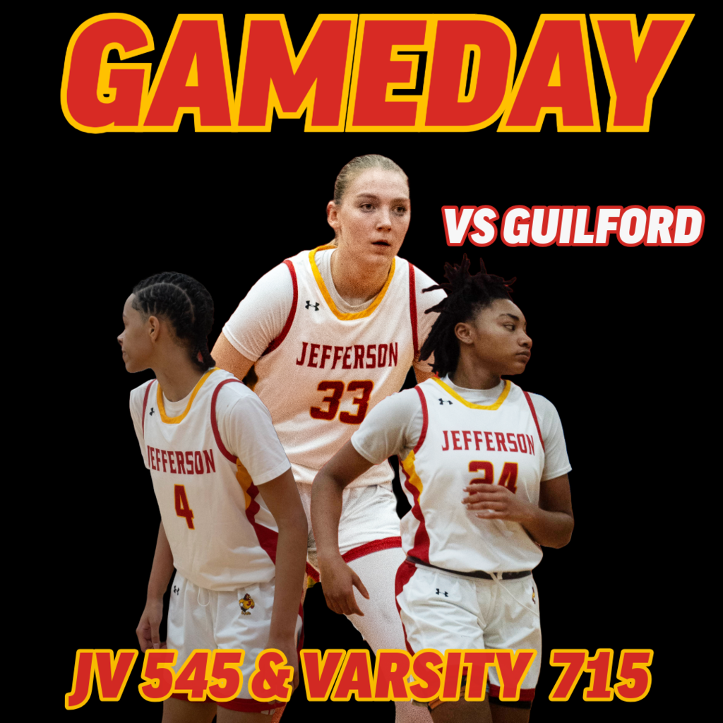 GIRLS BBALL GAMEDAY. VS GUILFORD. JV 545 AND VAR 715.