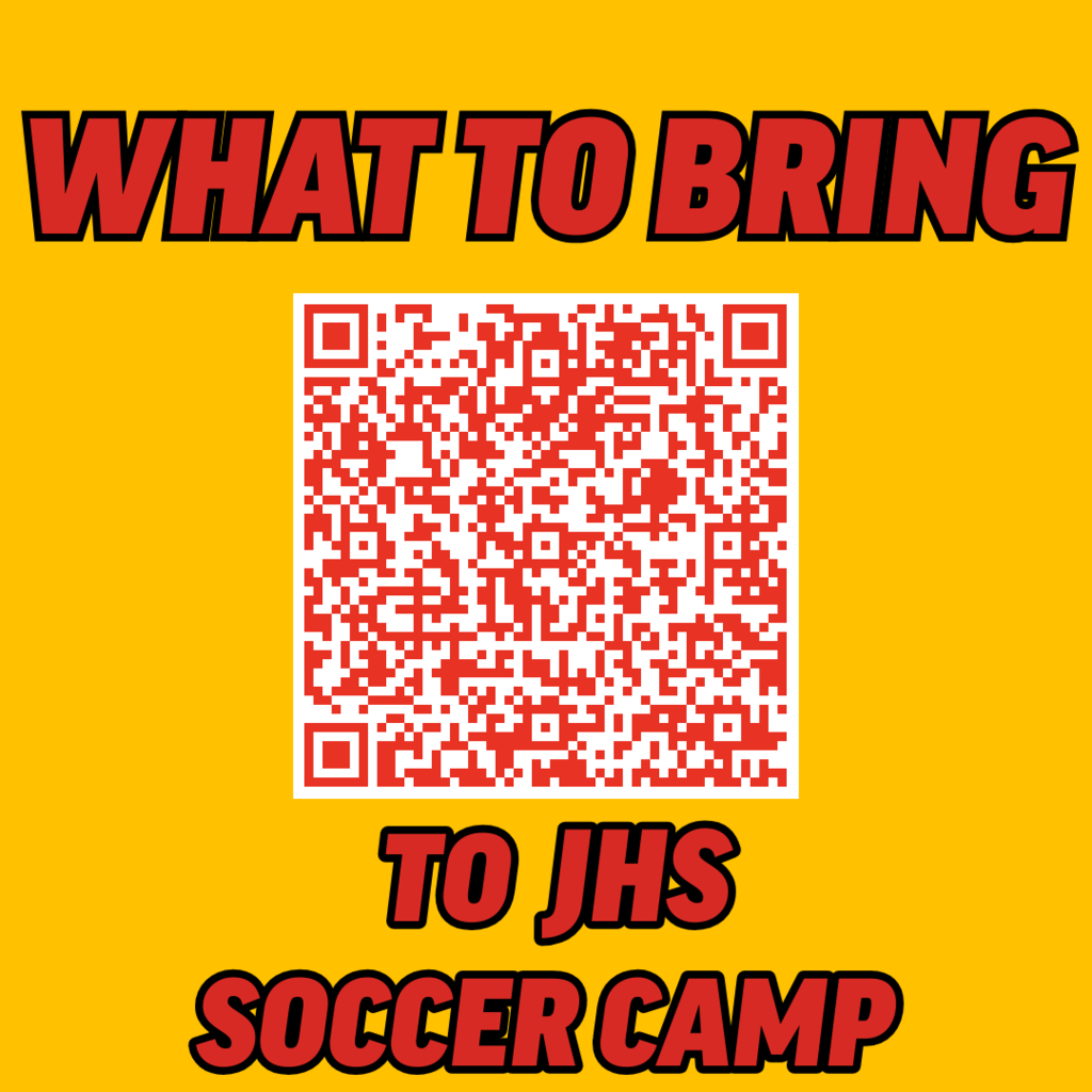 Soccer camp qr code information