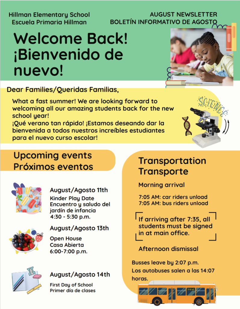 August Newsletter