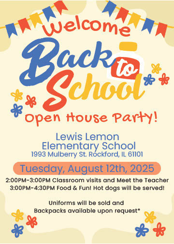 Open House Party Information