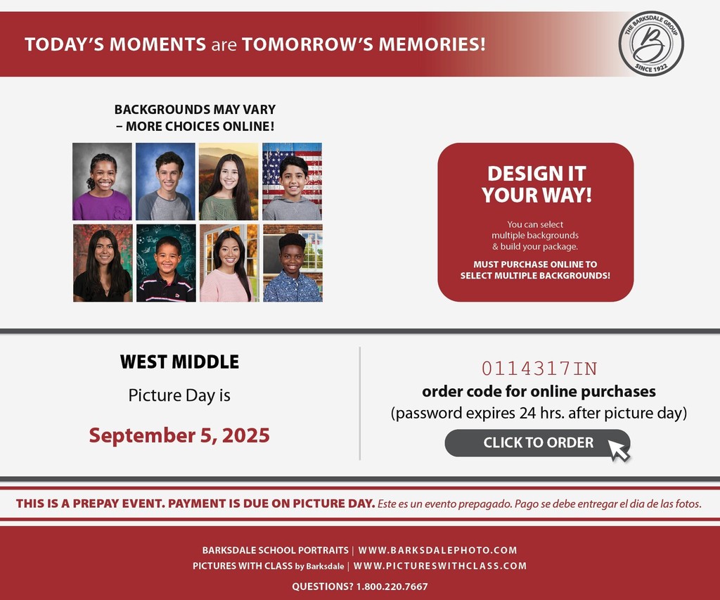 Picture day flyer