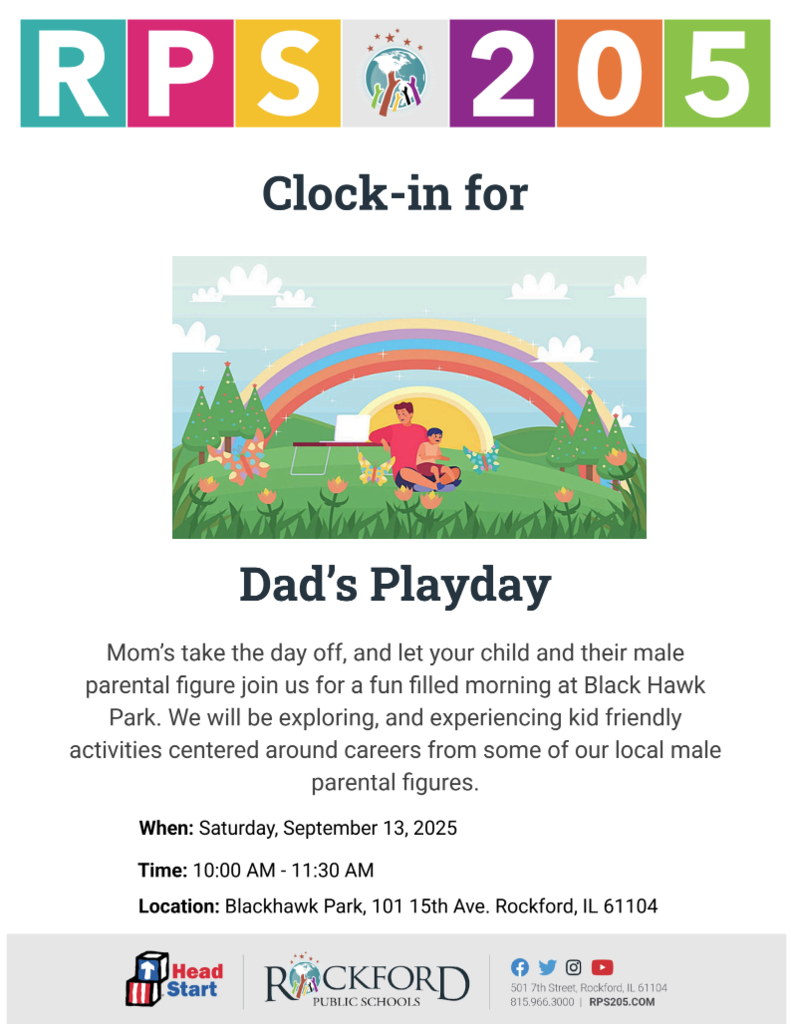 Playday Flyer English