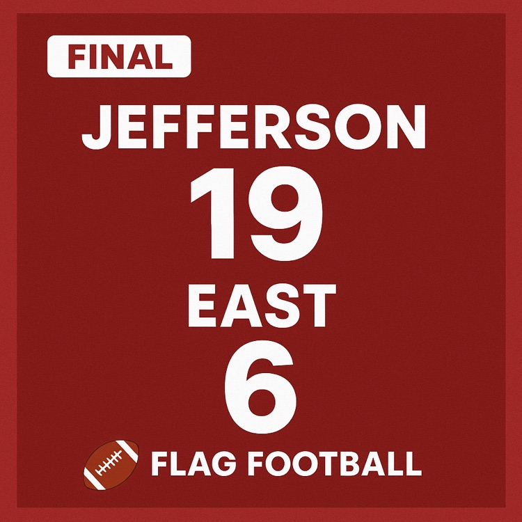 score graphic - Jefferson wins 19-6