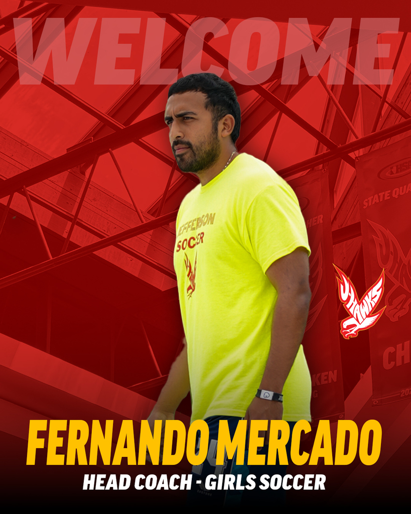 Coach Fernando Mercado is the new head coach of Jefferson girls soccer