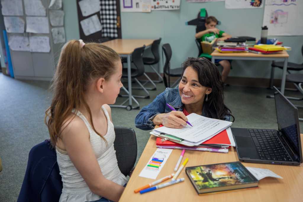 Teacher and student