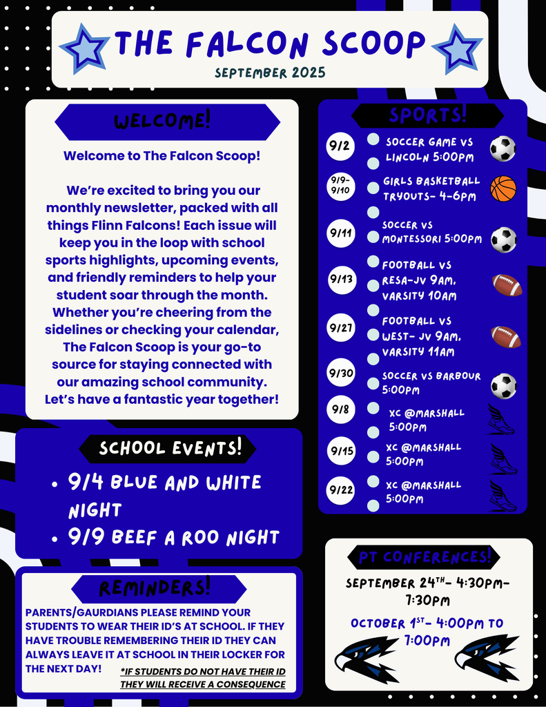 Monthly Newsletter: The Falcon Scoop