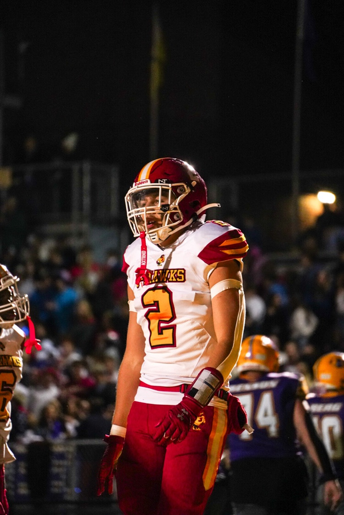 Almonaci celebrates after a big play