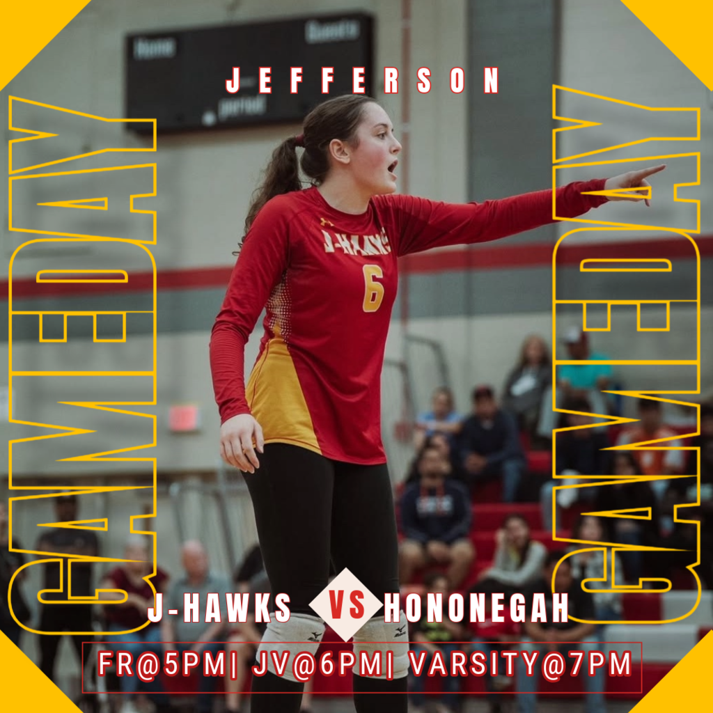 AWAY VOLLEYBALL GAMEDAY @ HONONEGAH FR AT 5. JV @ 6 AND VARSITY AT 7PM