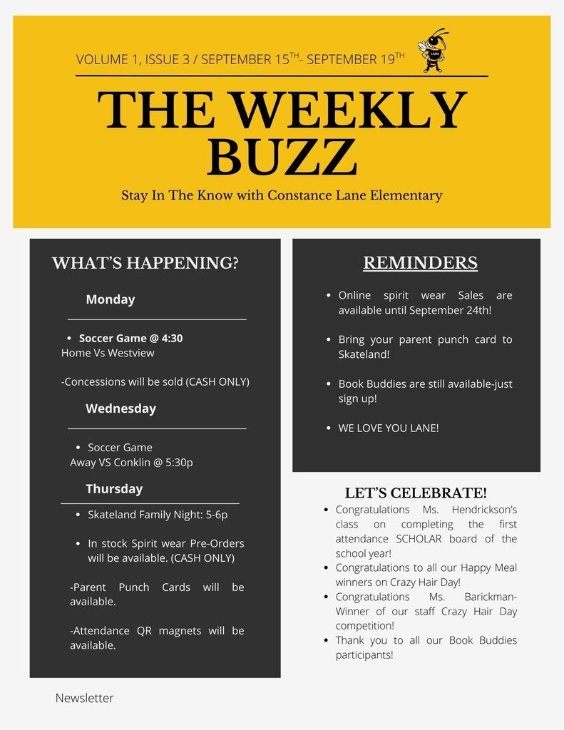 What's buzzin this week!