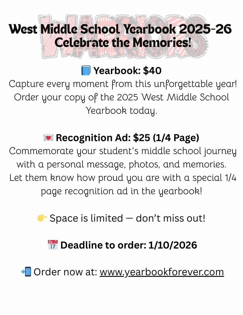 Yearbook Flyer