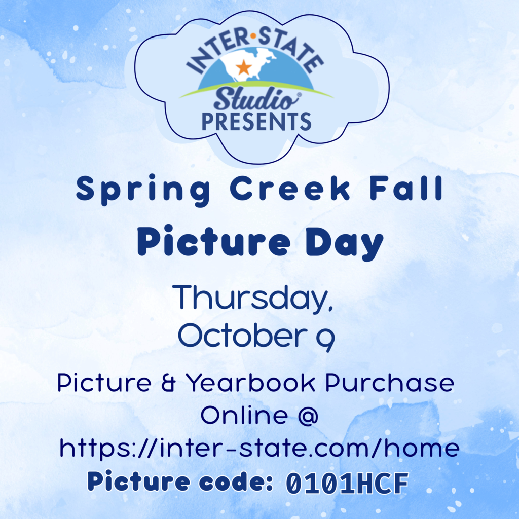 Fall Picture Day, Thursday October 9