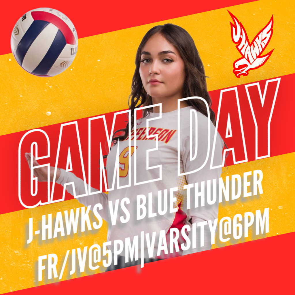 J-Hawks vs Belvidere North Blue Thunder Game Times:  Freshmen/JV at 5:00 PM Varsity at 6:00 PM