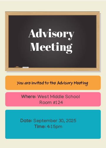 Advisory Meeting