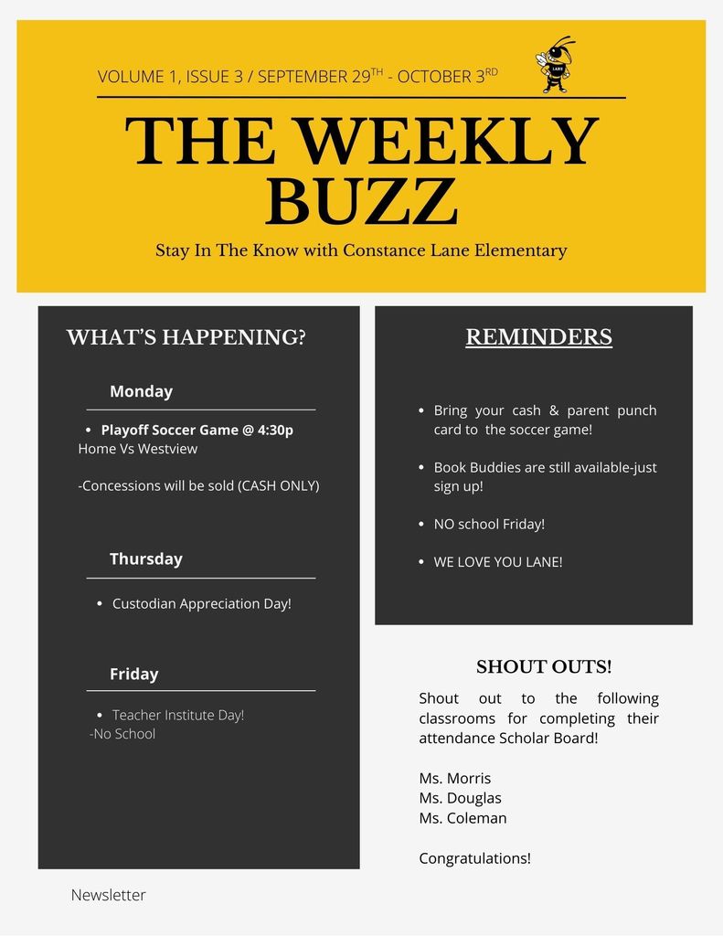 The Weekly Buzz