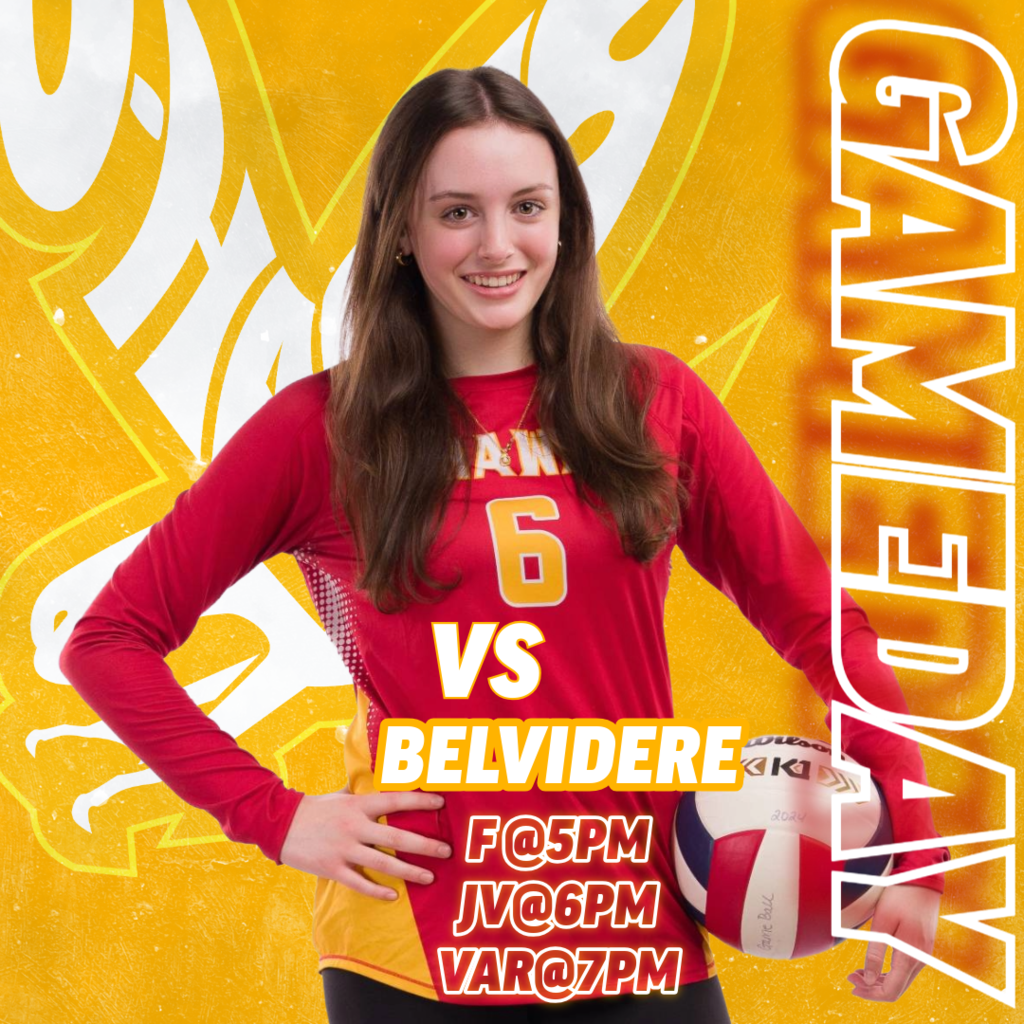 AWAY GAME AT BELVIDERE. F AT 5PM ,JV AT 6 PM AND VARSITY AT 7PM