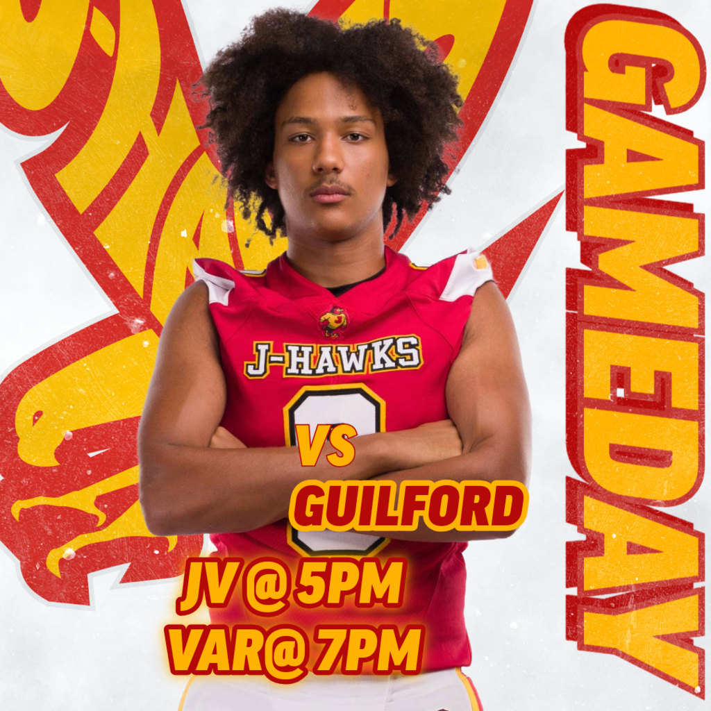 football gameday vs guilford. jv at 5 and varsity at 7pm. 