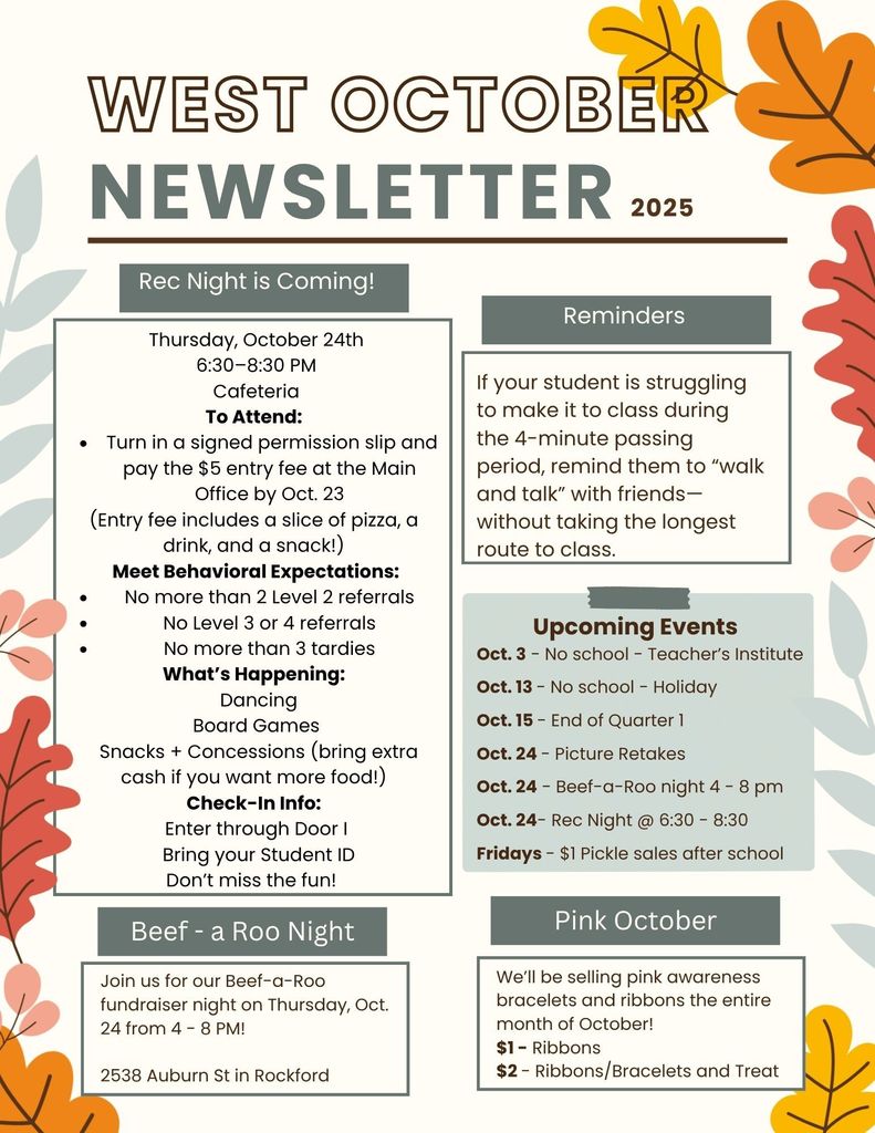 October newsletter