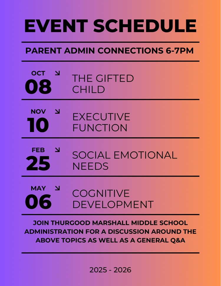 event schedule
