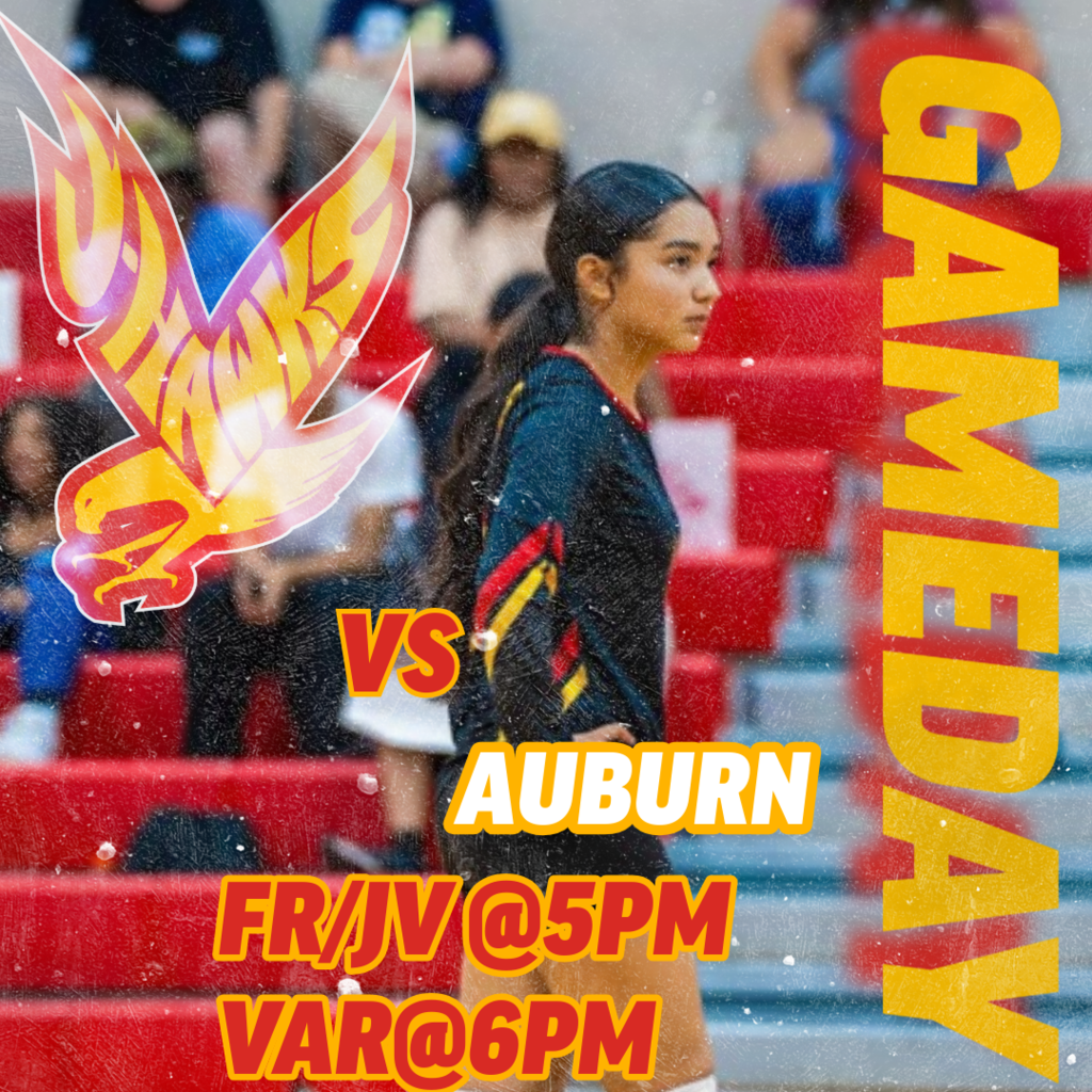 home game vs auburn. Fr/jv 5pm and Varsity at 6pm