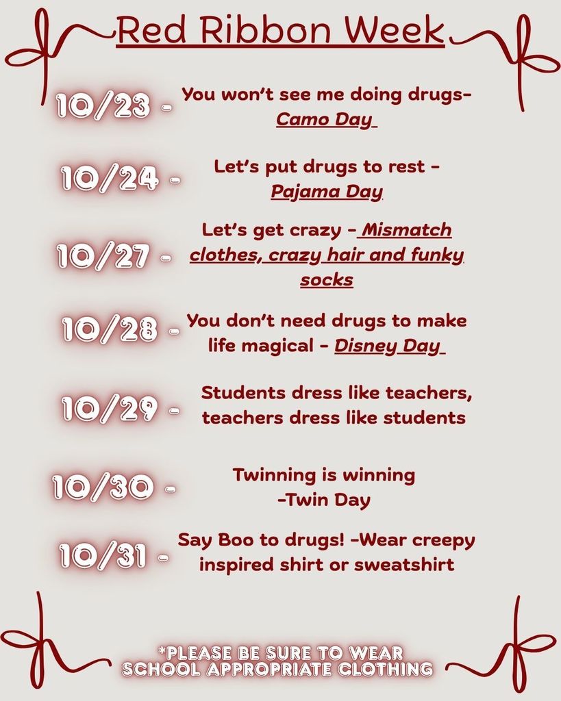 RED RIBBON WEEK