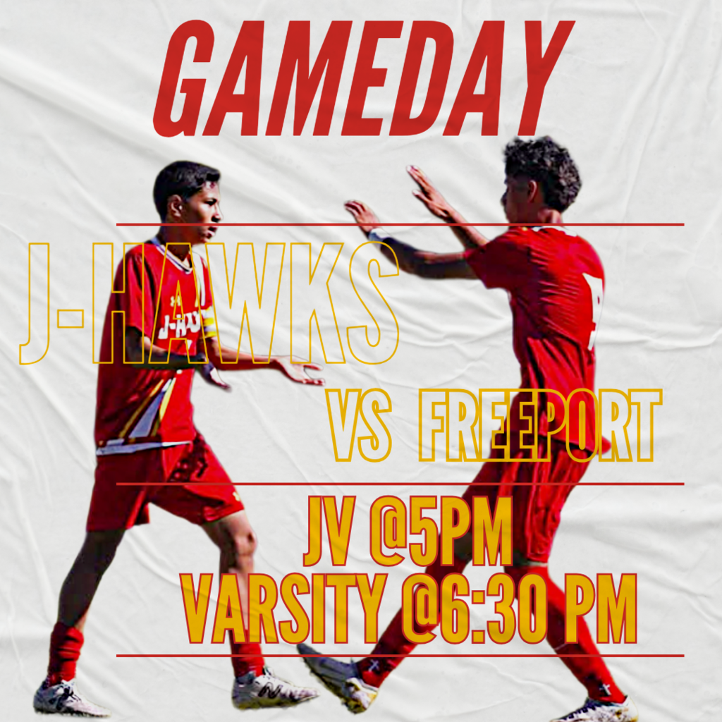 away game day for soccer. Jv plays at 5pm and varsity plays at 6:30pm