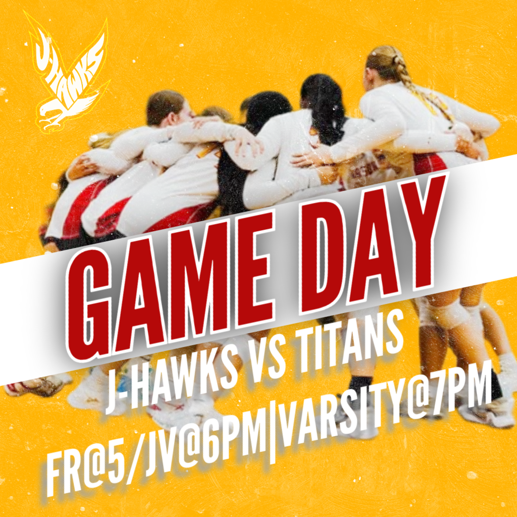 AWAY GAME DAY FOR VOLLEYBALL. FR AT 5, JV AT 6 AND VARSITY AT 7PM