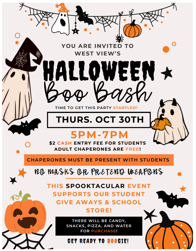 Dance Flyer Boo Bash