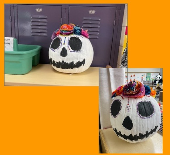 day of dead pumpkins