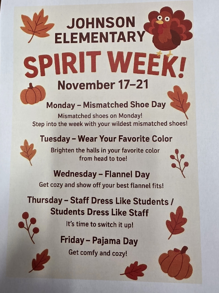 Spirit Week Schedule 