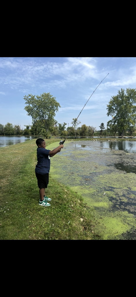 boy fishing