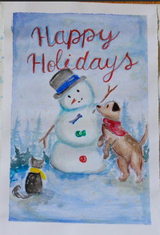 Noah's Ark Holiday Card