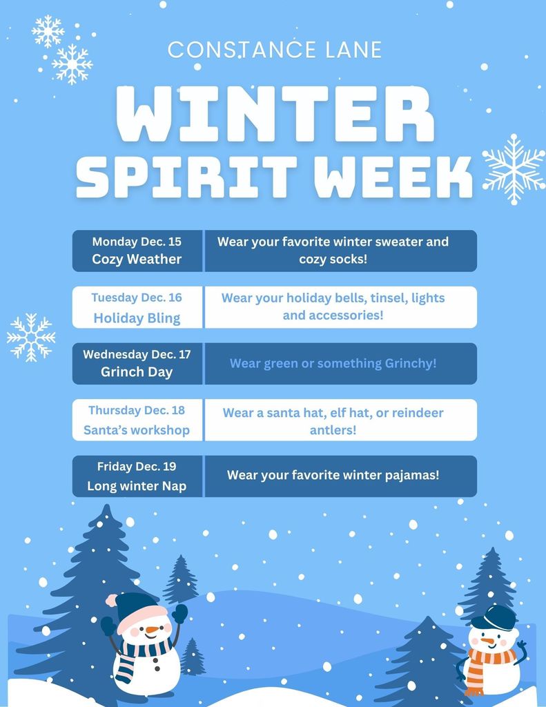Winter Spirit Calendar