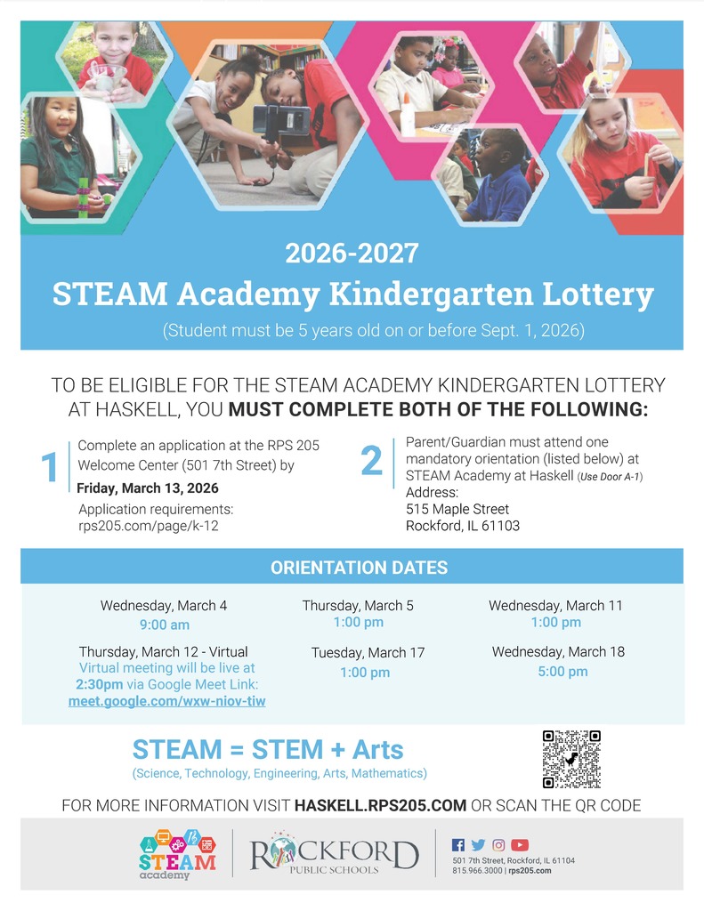 STEAM 2026-2027 orientation dates