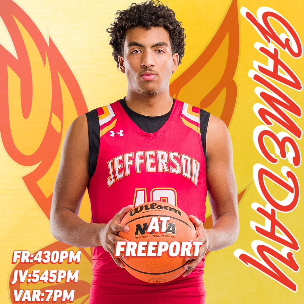 BOYS BASKETBALL GAMEDAY AT FREEPORT. FR430PM JV 545 VARSITY AT 7PM
