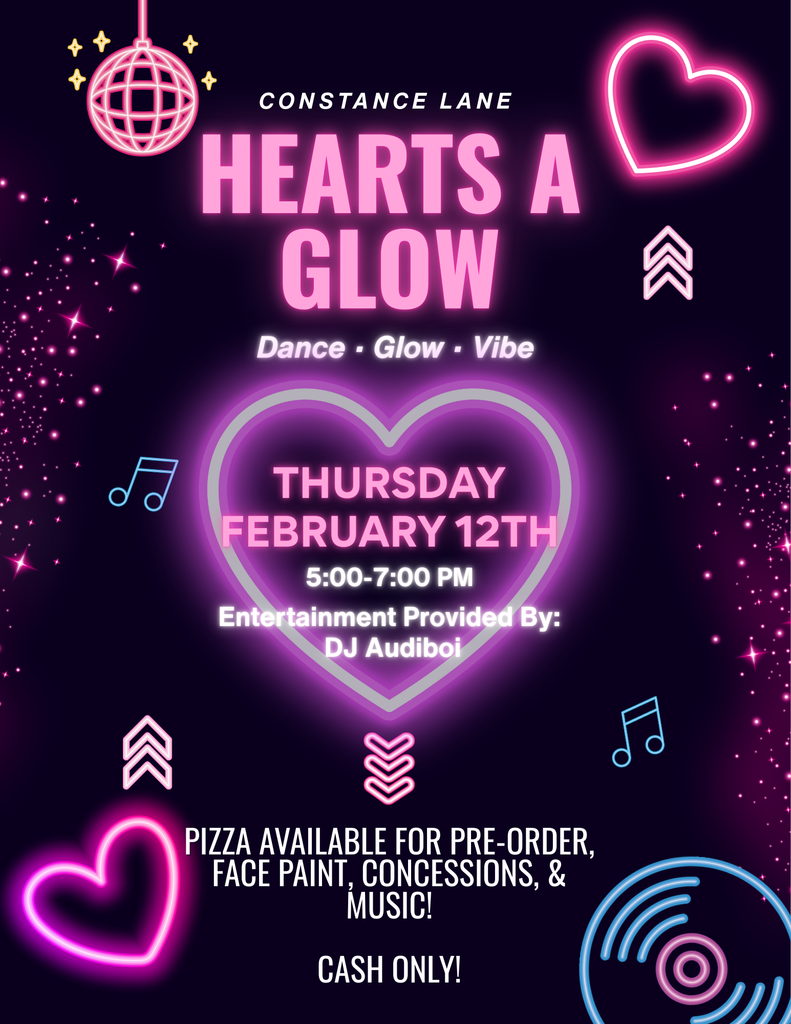 Hearts A Glow Flyer