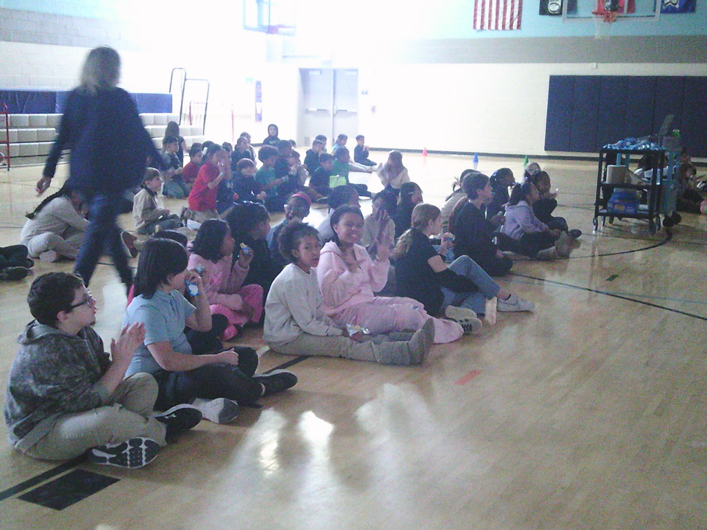 Attendance Incentive Assembly - for students that have missed one or less days in the last month