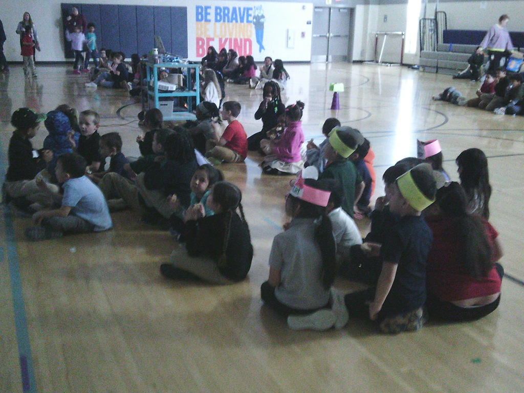 Attendance Incentive Assembly - for students that have missed one or less days in the last month