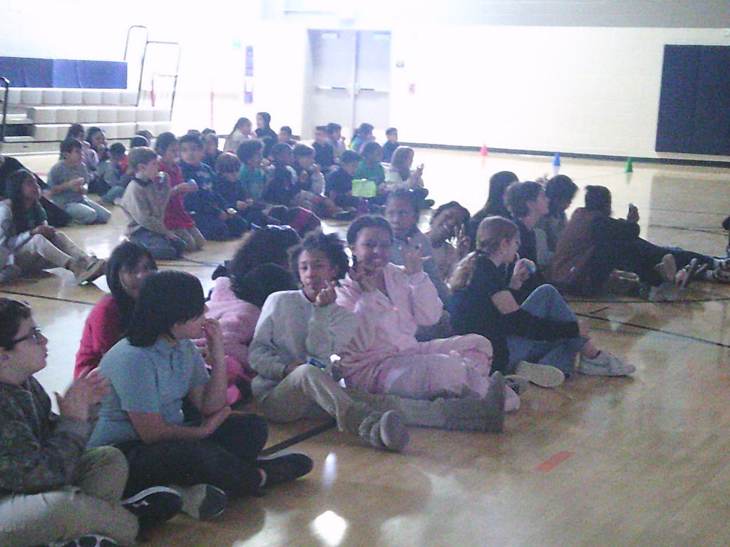 Attendance Incentive Assembly - for students that have missed one or less days in the last month