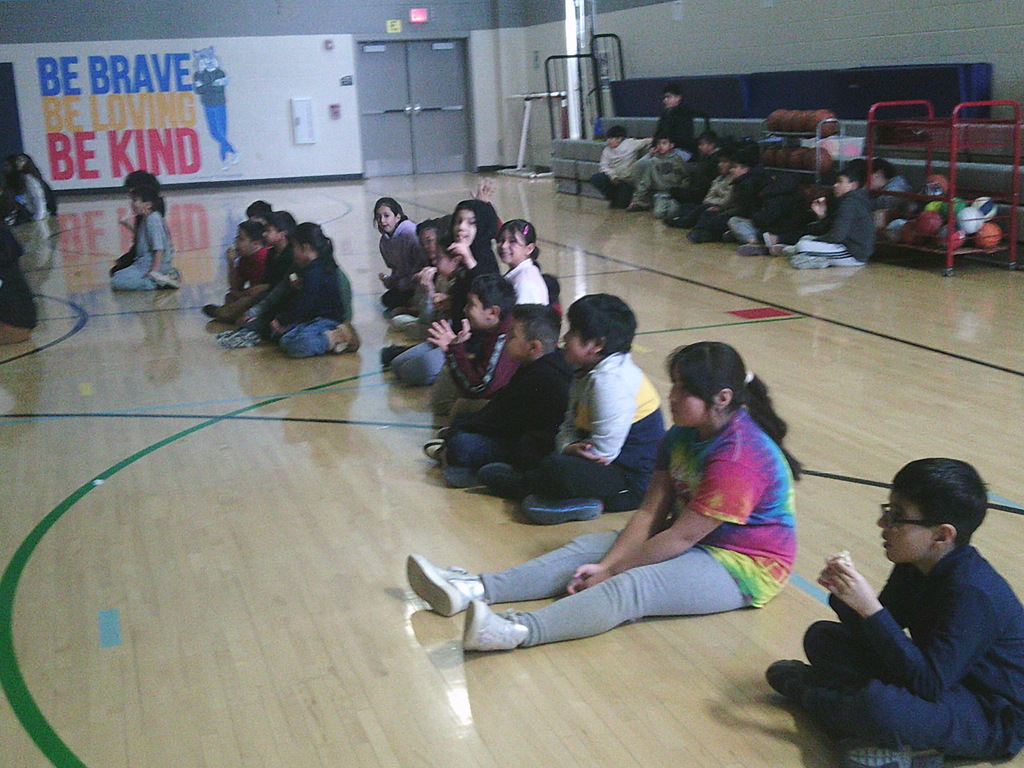 Attendance Incentive Assembly - for students that have missed one or less days in the last month