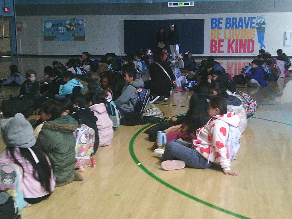 Grades 1st, 3rd, 5th Attendance Incentive Assembly - for students that have missed one or less days in the last month. 