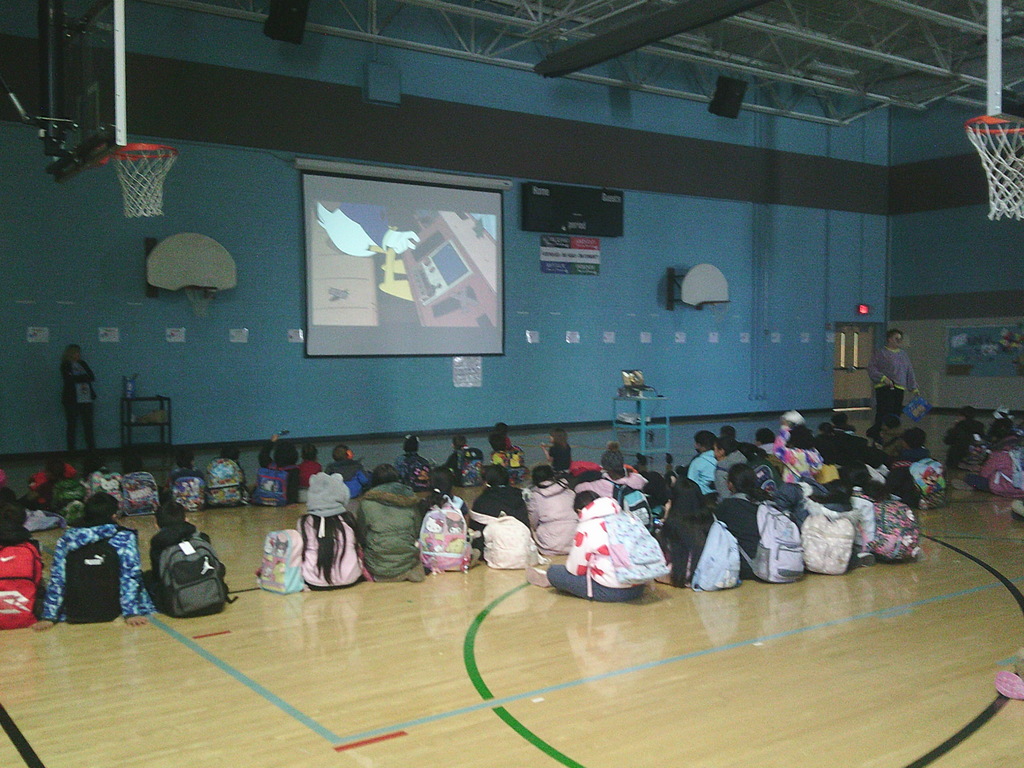 Grades 1st, 3rd, 5th Attendance Incentive Assembly - for students that have missed one or less days in the last month. 