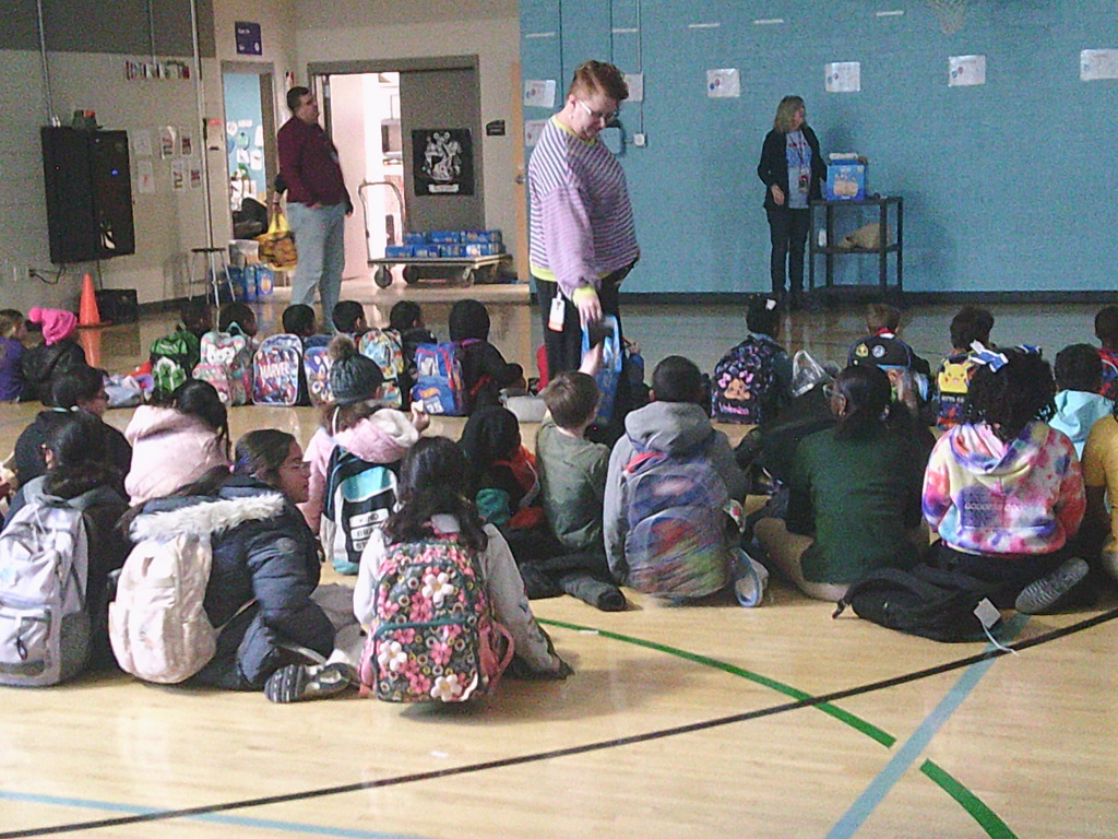 Grades 1st, 3rd, 5th Attendance Incentive Assembly - for students that have missed one or less days in the last month. 