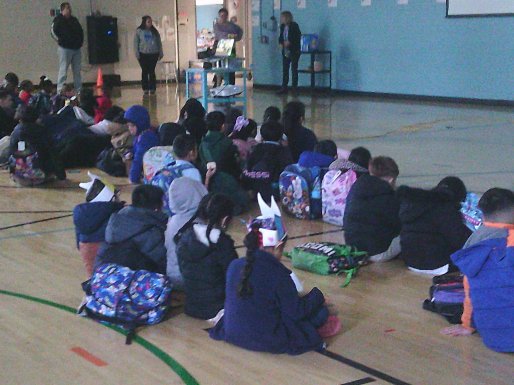 Grades 1st, 3rd, 5th Attendance Incentive Assembly - for students that have missed one or less days in the last month. 