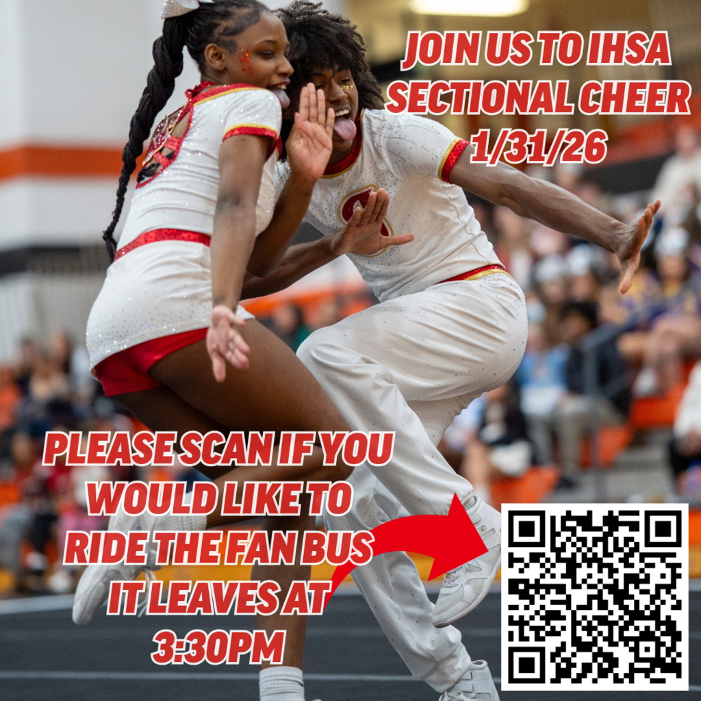 🟥🟨1/31/26 J-HAWKS CHEER — SECTIONAL SEND-OFF! 🟨🟥  Staff and students are invited to join us and support our J-Hawks Cheer team as they compete at the IHSA Sectional Cheer Competition at Dundee-Crown! 📣✨  🚌 Bus Departure: Tomorrow (1/31/26) at 3:30 PM 📍 Destination: Dundee-Crown High School  Let’s show up strong and bring the school spirit as our cheerleaders take the floor! #FlyWithUs #JHawks #IHSASectional