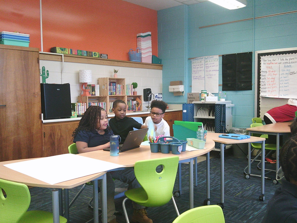 Learning about the Solar System in 3rd grade.