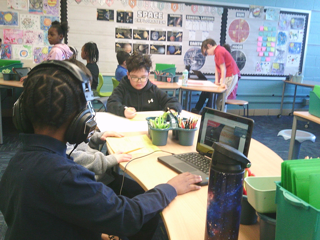Learning about the Solar System in 3rd grade.