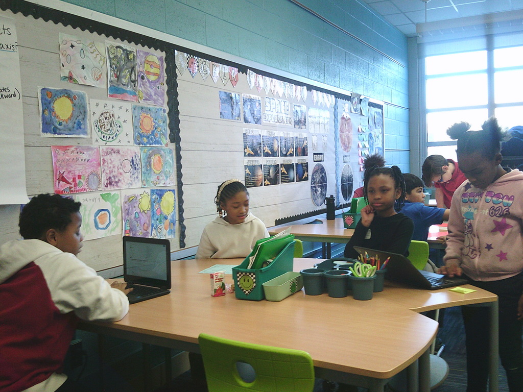 Learning about the Solar System in 3rd grade.