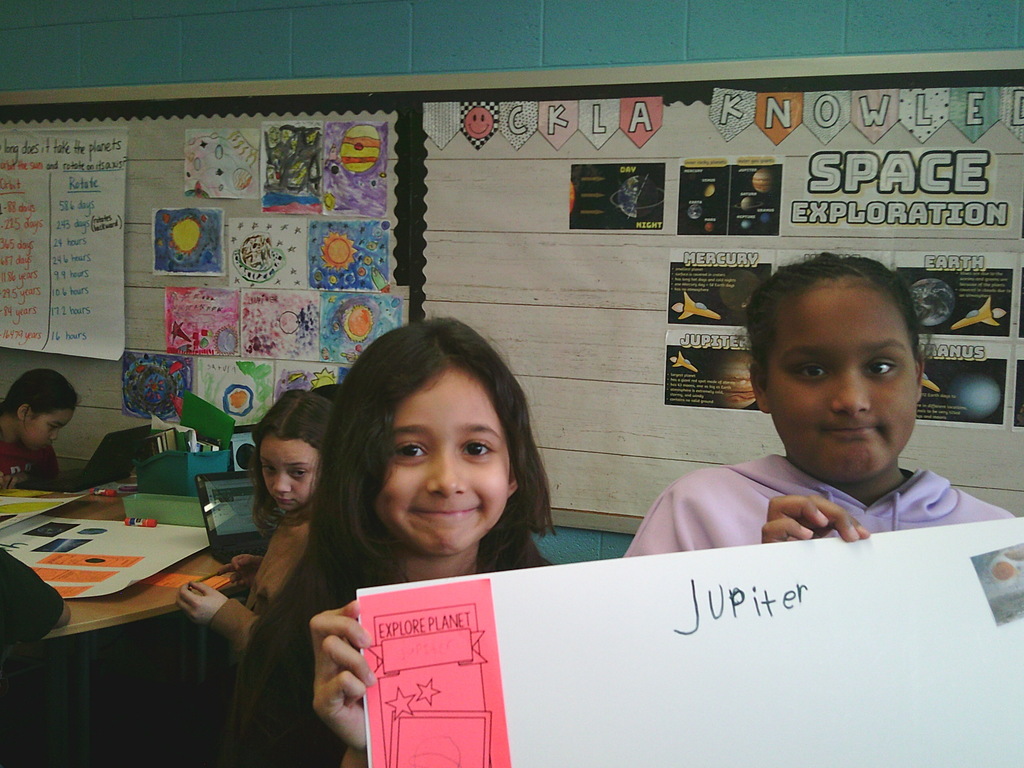 Learning about the Solar System in 3rd grade.