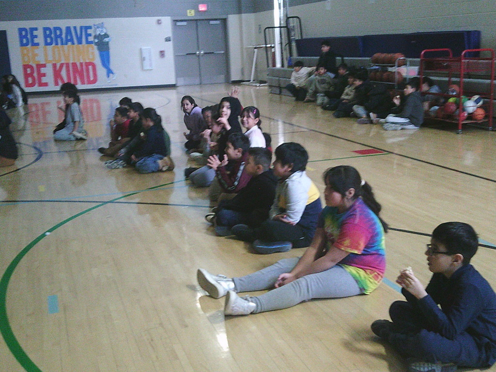 Attendance Incentive Assembly - for students that have missed one or less days in the last month